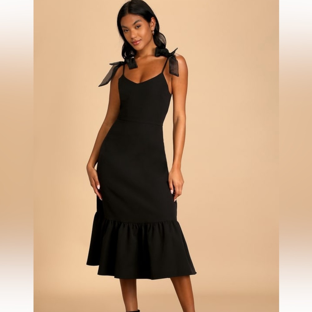 Lulus What A Gift Midi Dress